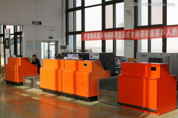 丹东机场 航站楼 值机柜台