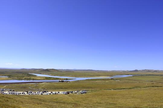 黄河九曲第一湾景区 停车场