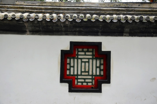 中式古典建筑花窗