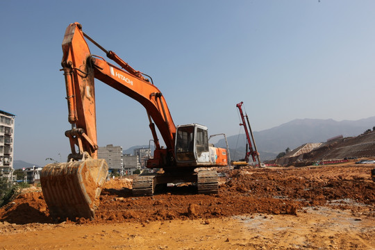 南平西站建设工地