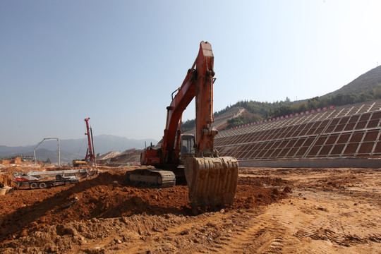 南平西站建设工地