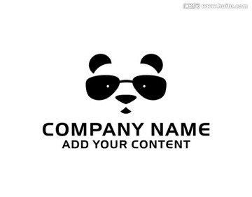 以熊猫设计的眼镜行业标志