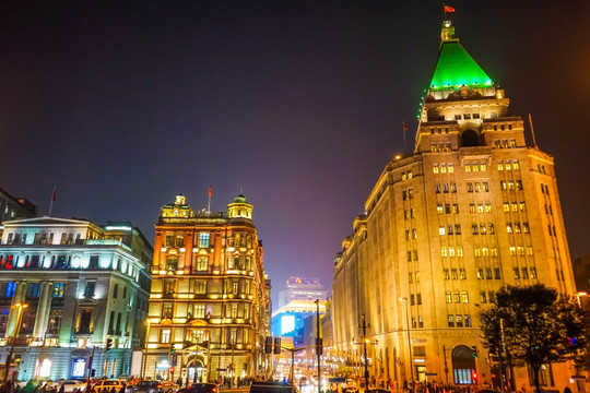 外滩夜景 南京路夜景