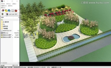 濕地污水處理廠污水廠鳥瞰圖