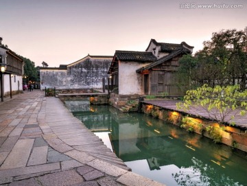 乌镇西栅 石板路 古民居