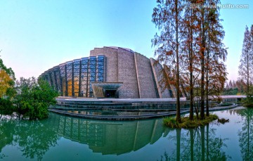 乌镇西栅乌镇大剧院全景