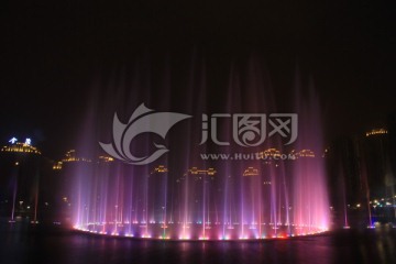 梅溪湖音乐喷泉