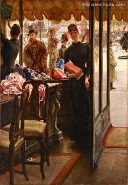女店員