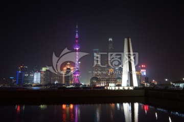上海外滩夜景 东方明珠夜景