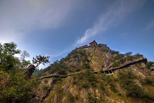 武义牛头山天师峰 顶峰