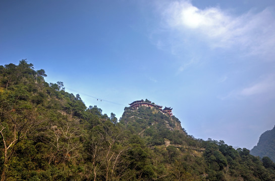 武义牛头山顶峰 天师峰远景