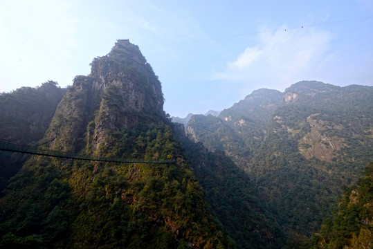 武义牛头山 金锁桥 天师峰