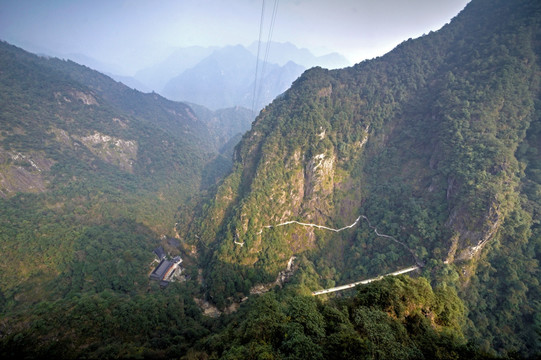 武义牛头山 栈道全景