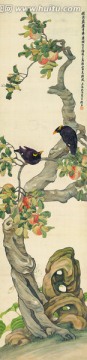 劉奎齡 花禽十二條屏 未分層