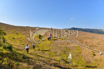 户外徒步登山