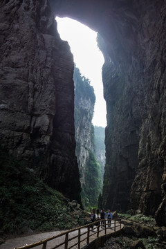 武隆天坑鲤鱼跃龙门景点