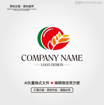 稻谷LOGO设计