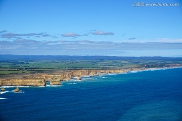 海洋海岛海岸线海浪海景