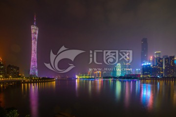 广州塔夜景