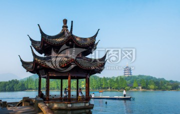 亭子 古亭 西湖