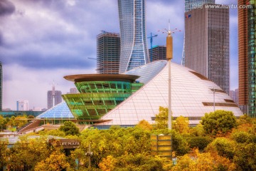 杭州大剧院建筑群HDR