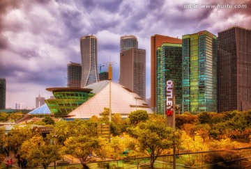 杭州大剧院建筑群HDR