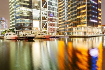 上海城市建筑夜景