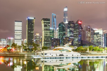 上海陆家嘴夜景