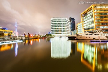 上海城市建筑夜景