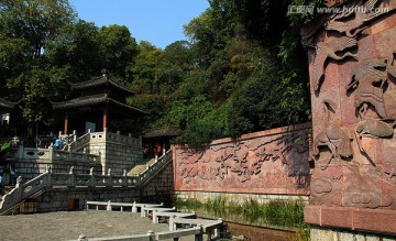 武汉 黄鹤楼景区 浮雕