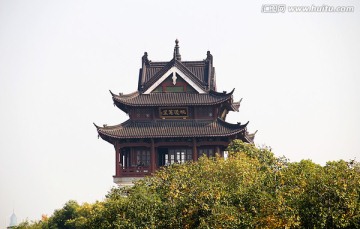 武汉 黄鹤楼景区 白云阁