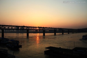 武汉长江大桥 夜景