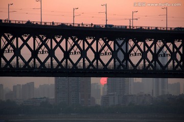 武汉长江大桥 夜景