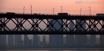 武汉长江大桥 夜景