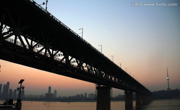 武汉长江大桥 夜景