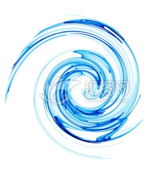 藍(lán)色水墨 合層