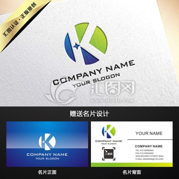 K字母科技LOGO設(shè)計(jì)