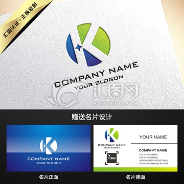 K字母科技LOGO设计