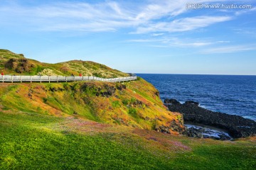 海洋海岛木栈道