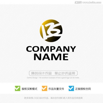 BC字母 LOGO設(shè)計(jì)