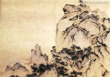 王履 華山圖