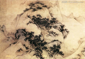 王履 華山圖
