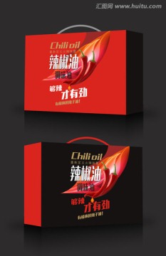 辣椒油包裝展開圖
