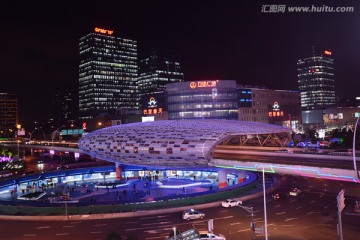 上海五角场夜景