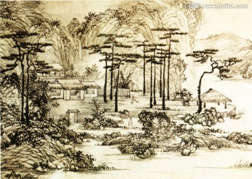 王紱 湖山書屋圖