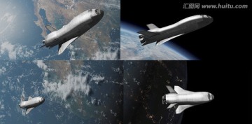 太空航天飛機(jī)3D模型