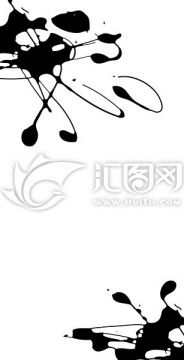 水墨裝飾 合層