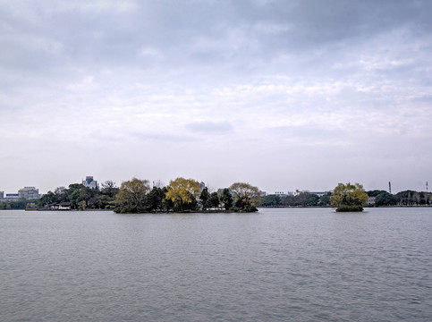 嘉兴南湖湖心岛全景