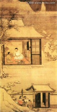 劉俊 雪夜訪普圖
