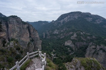 雁荡山 栏杆 危栏